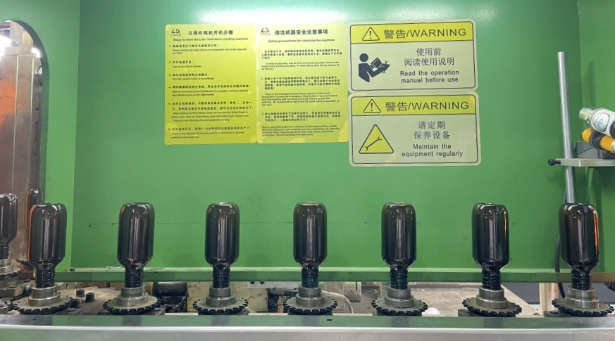 cosmetic bottle blow molding process