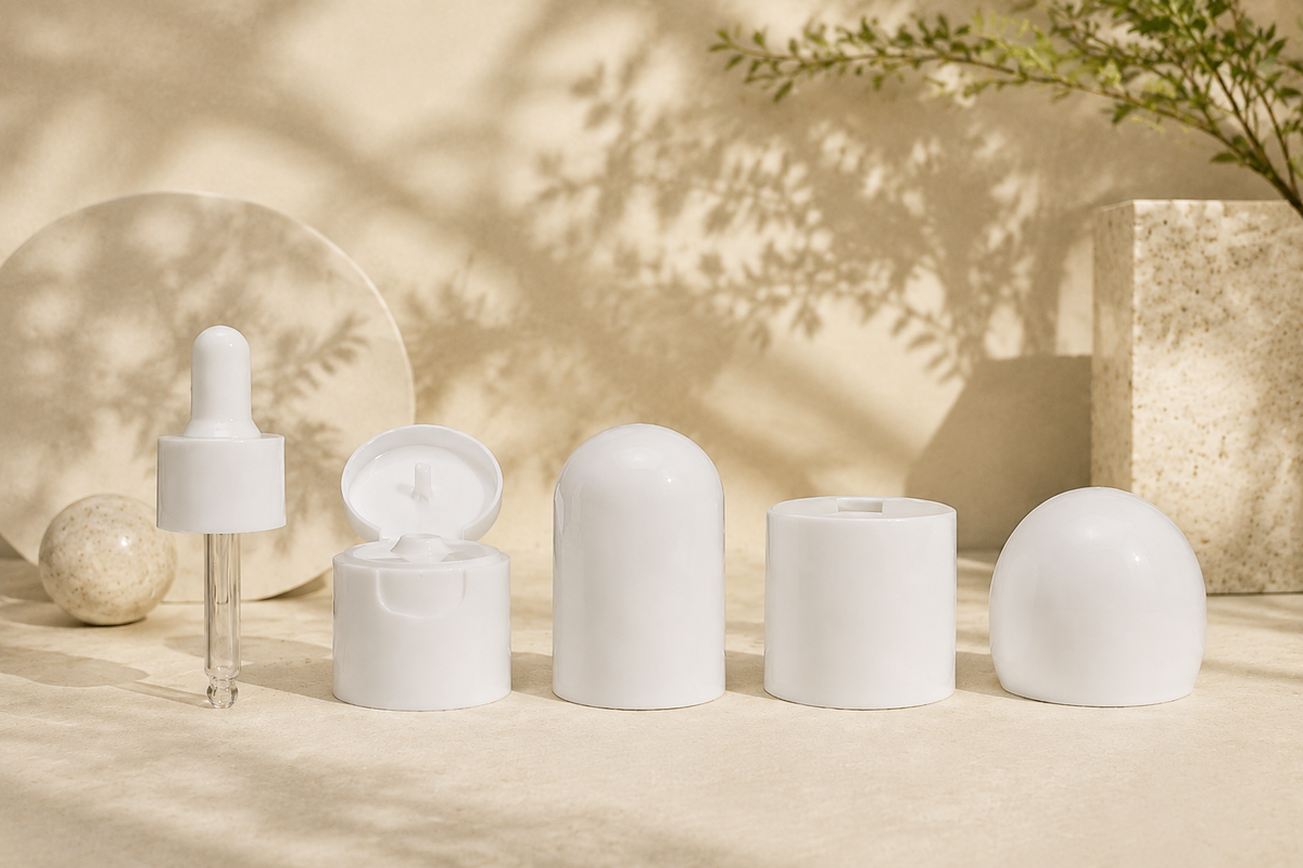 mingzuo plastic cap for cosmetic packaging