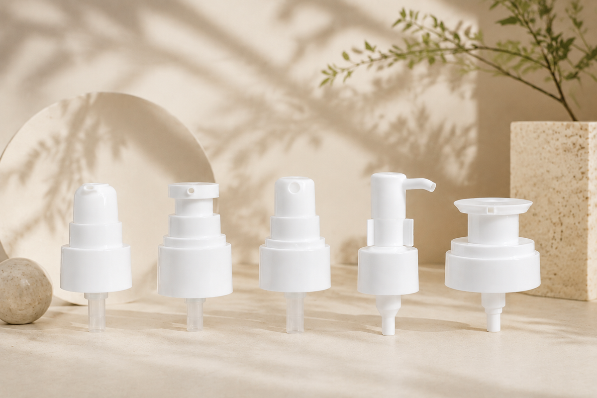 plastic pump for cosmetic skincare packaging