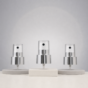 24mm electroplated silver fine mist spray pump
