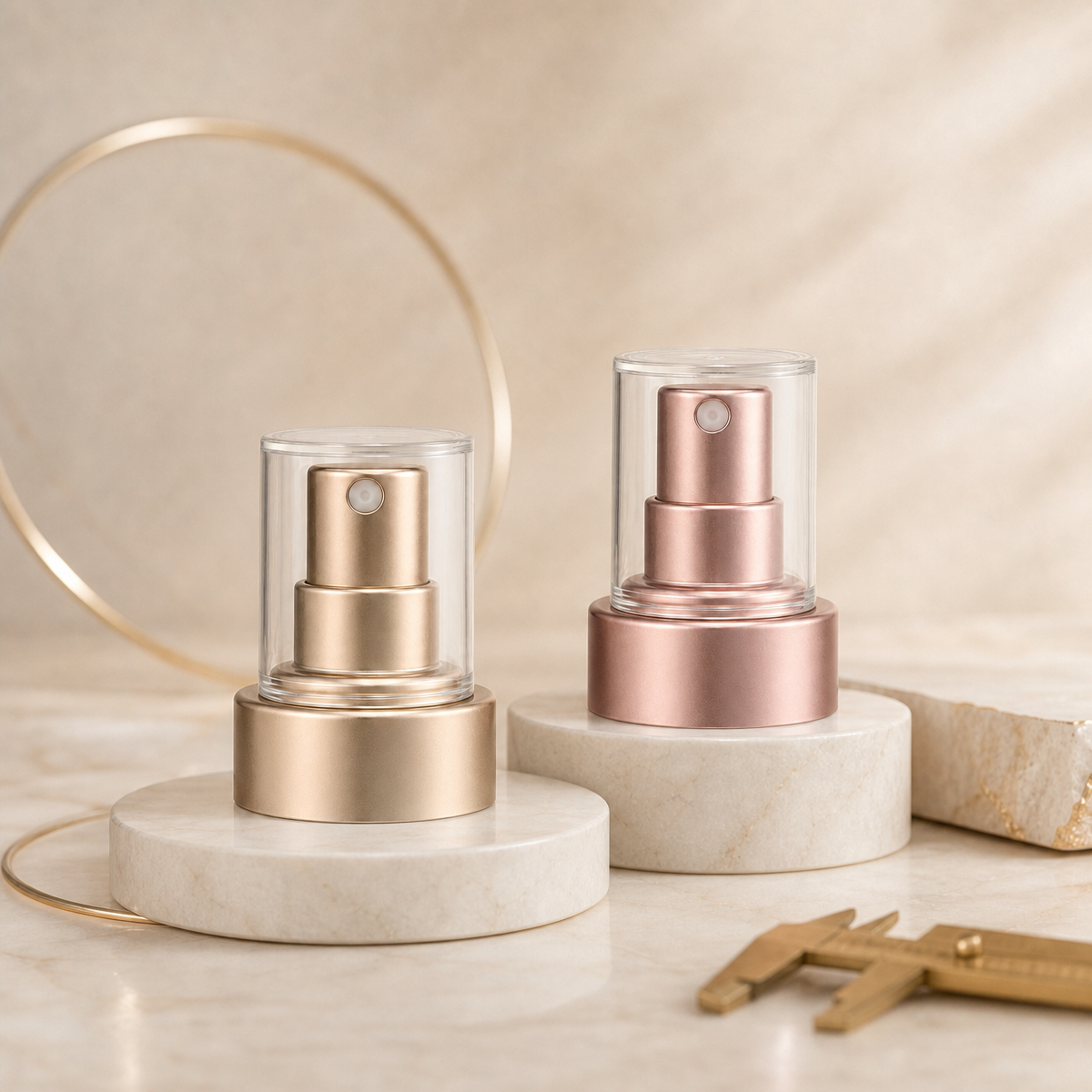 luxury cosmetic spray pump display luxury cosmetic spray pump display