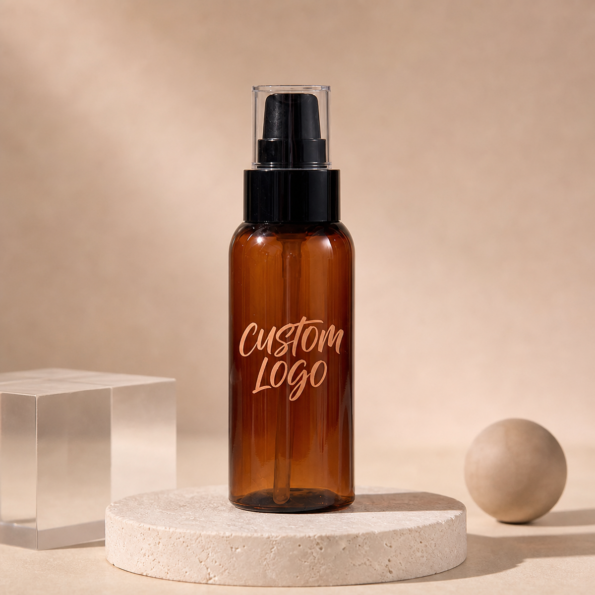 custom amber pet bottle with black pump custom amber pet bottle with black pump