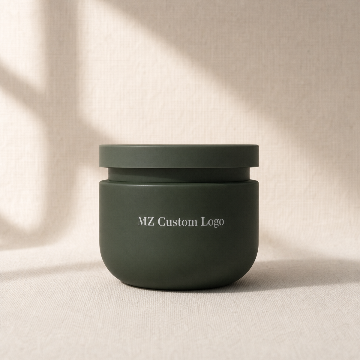 dark green pet hair mask jar dark green pet hair mask jar