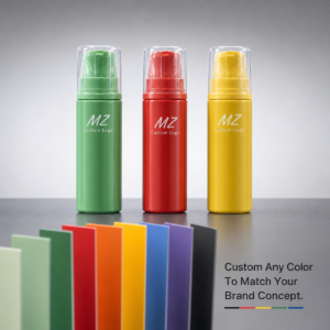 oem colors for pet foam cleanser bottle