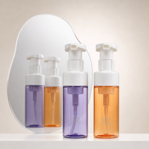 pet foaming bottle with custom logo
